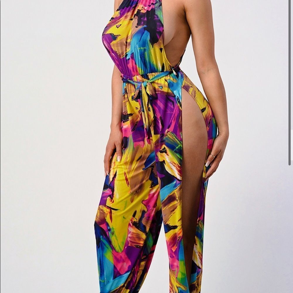 Side Slit Jumpsuit 